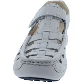WOLKY Halbschuh mit Klettverschluss Rolling Sun 0720436-120, Fantastic Nubukleder, Weiß, 38 - Weiß - 38