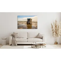 queence Acrylglasbild »Eba«, Strand-Meer-Meer Bilder-Himmel-Spa-Spa Bilder, (1 St.), Fine Art-Print in Galeriequalität queence Farbe Bild(er): beige