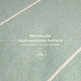 Esprit Renforcé, Grün Textil, 200x200 cm Oeko-Tex® Standard 100, Schlaftextilien, Bettwäsche Bettwäsche