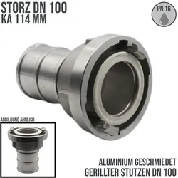 STORZ DN 100 KA 115 Saug Druck Kupplung -> Stutzen Tülle 100 mm Bau Feuerwehr Sc...