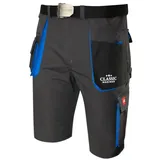 Klassische Arbeitsshorts mit Taschen blau 46