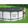 BESTWAY PVC-Abdeckplane schwarz Ø 555 cm