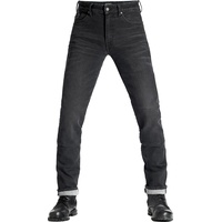Pando Moto Robby Arm Motorrad Jeans, schwarz-grau, Größe 33 34