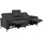 VCM Sofa Mikrofaser 3-Sitzer Grau