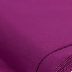 Sweatstoff "Basic" mit gerauter Innenseite, brombeer