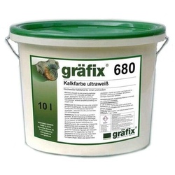 gräfix 680 Kalkfarbe ultraweiß - 10 l Eimer