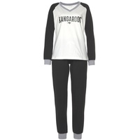 KangaROOS Damen Pyjama schwarz-weiß Gr.44/46
