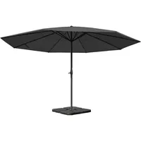 MCW Sonnenschirm, Carpi Pro Ø 5m anthrazit mit Ständer