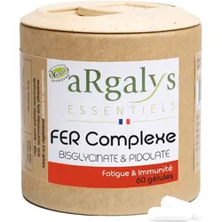 Argalys Fer Komplexe Bisglycinat & Pidolat