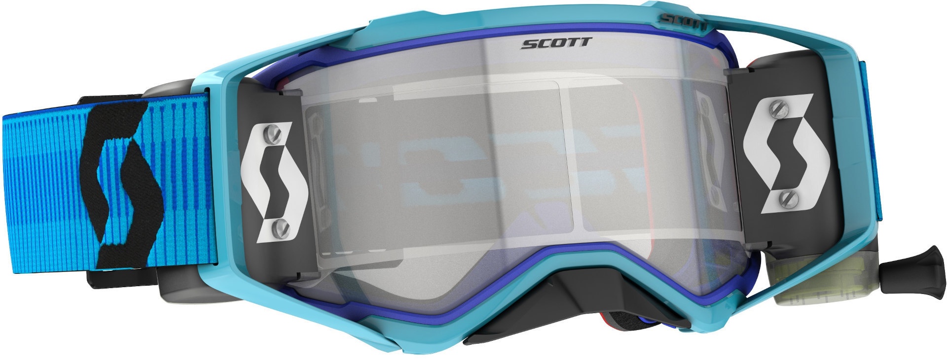Scott Prospect WFS Duo Motorcross bril, wit-groen, Eén maat