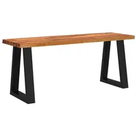 VidaXL Bank Baumkante 110 cm Massivholz Akazie