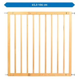 Reer Basic Schraubgitter, Holz, Stabiler Halt, Durchgangsbreite 65,5-106cm, 46977, Braun,