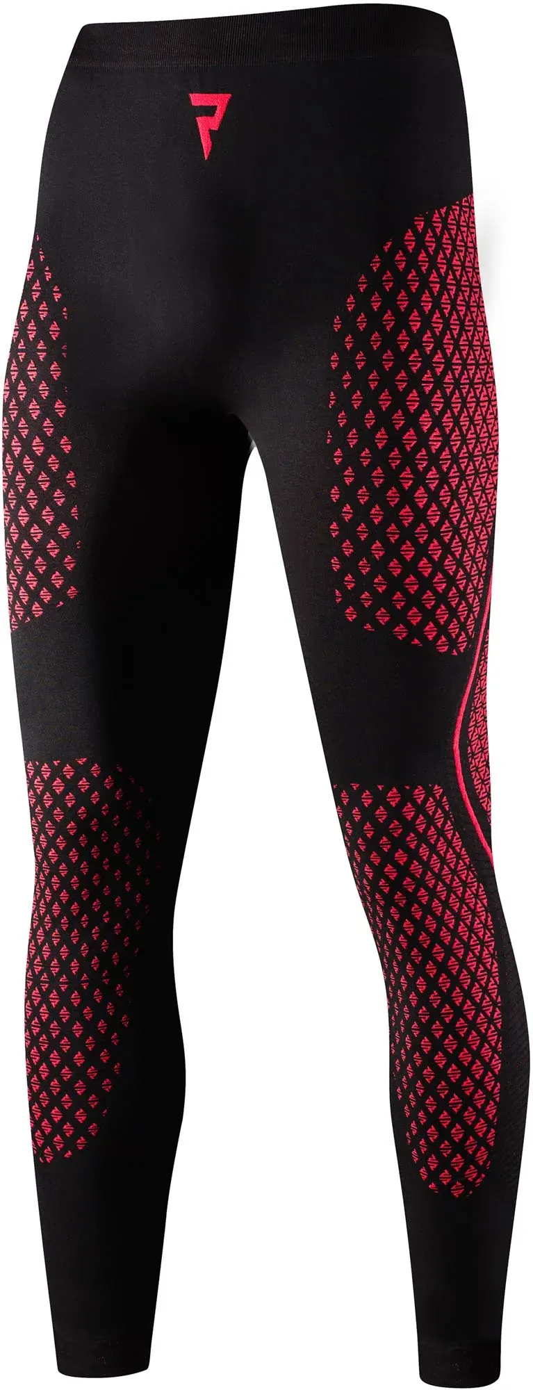Rebelhorn Therm 2 Motorrad Funktionshose, schwarz-rot, Größe XL 2XL für Männer