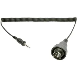Sena SM10 3.5mm Stereo Jack to 5 pin DIN Kabel für 1980-später Honda Goldwing, schwarz für Männer