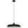 Steinhauer Krisip 1-flg. Ø 50 cm rund schwarz matt