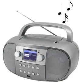 Soundmaster SCD7600TI DAB+, CD, USB, Bluetooth®, WLAN, Radio, Grau