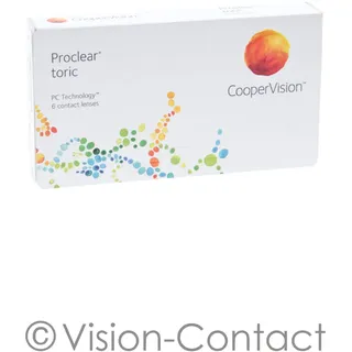 CooperVision Proclear Toric 6 St. / 8.80 BC / 14.40 DIA / -2.00 DPT / -0.75 CYL / 90° AX