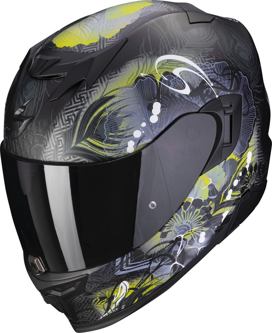Scorpion EXO-520 Evo Air Melrose Damen Helm, schwarz-gelb, Größe XS