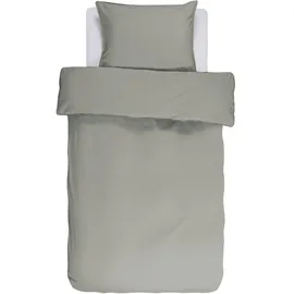 Essenza Guy Unifarben Silber 200 x 200 cm + 2 x 80 x 80 cm