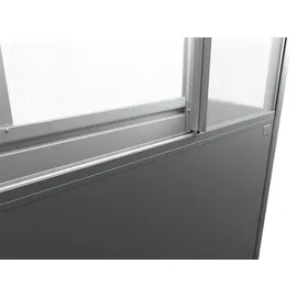 Biohort Gewächshaus Florentina 2 x 1 MAXI B 201,6 x T 103,1 x H 213,4 cm quarzgrau-metallic