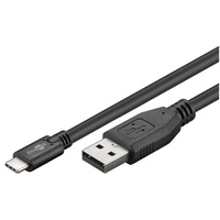 goobay USB 2.0 USB A Schwarz