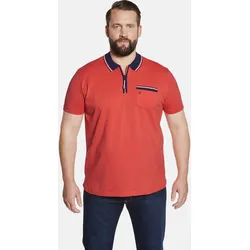 Poloshirt CHARLES COLBY "Doppelpack Poloshirt EARL LENN", Herren, Gr. L, bunt (rot dunkelblau), comfort fit normal, ohne Ausschnitt, Kurzarm, Shirts, in zwei Farbvariationen