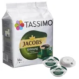 TASSIMO JACOBS Krönung Kaffeediscs, Arabica- und Robustabohnen kräftig, 16 Portionen