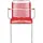 Fiam Mya Spaghetti Stapelsessel 57 x 52 x 85 cm rot