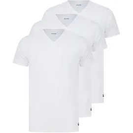 G-Star V-Shirt SPRUCE, 3 PACK V-NECK SLEEP SHIRTS (Packung, 3-tlg) im Regular Fit weiß XL (56/58)