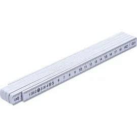 BGS Gliedermaßstab 10 Glieder Weiß 2 m