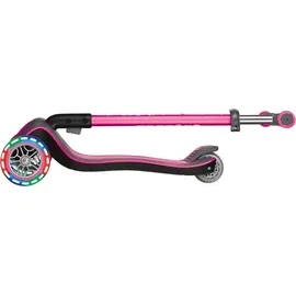 Globber Elite Deluxe mit Leuchtrollen pink