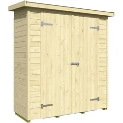 Weka Gartenhaus Mori mit Pultdach - 13 mm B 170 x T 67 cm (Gr. 1)