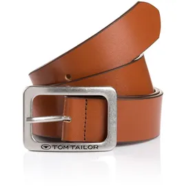 Tom Tailor Ledergürtel »TTEVE« 4 cm breiter Damen Ledergürtel, kalssiches Must-Have Gr. 90