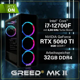 Greed MK2 Intel Core i7-12700F Nvidia Geforce RTX 5060