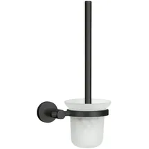 KLEINE WOLKE WC-Garnitur Apollo Nero, Wandbefestigung schwarz