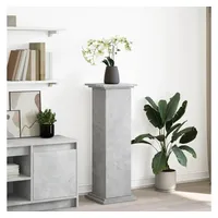 vidaXL Postament mit Stauraum Betongrau 31x30x90 cm Holzwerkstoff