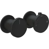 GESSI Origini Duschthermostat für 2 Verbraucher Schwarz Matt 66134299