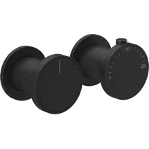 GESSI Origini Duschthermostat für 2 Verbraucher Schwarz Matt 66134299
