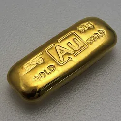 Goldbarren 50g Au-Gussbarren Feingold