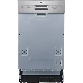 OK. ODW 4531 D BI Einbau-Geschirrspüler (teilintegrierbar, 445 mm breit, Edelstahl)