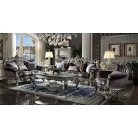 Xlmoebel Polstergarnitur Luxuriöse Barock Sofa Garnitur 3+2+1 Sitzer im Rokoko-Stil, (3-tlg), Made in Europa beige|lila