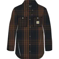 CARHARTT Plaid Loose-Fit, Hemd Damen | Schwarz/Braun - L