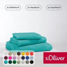 s.Oliver Handtuchset 3-tlg. blau