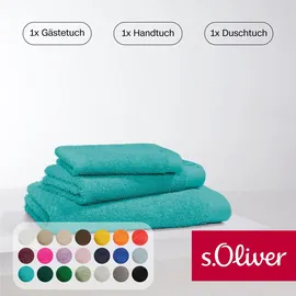 s.Oliver Handtuchset 3-tlg. blau