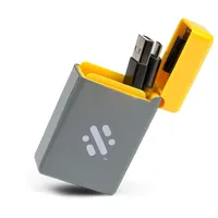 ThumbsUp! Swipe Flip - Ladeadapter 3-in-1, ausziehbar - Gelb