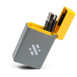 ThumbsUp! Swipe Flip - Ladeadapter 3-in-1, ausziehbar - Gelb