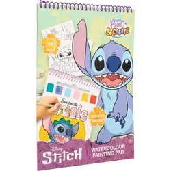 Stitch - Wasserfarben-Malbuch, 24 Motive