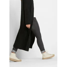 bonprix Strickmantel Schwarz M