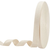 nbeads 50m/Roll Fischgrät Baumwolle Webbings, 20mm Breite Antike Weiße Baumwolle Twill Tape Bänder Baumwolle Fischgrätenschnüre Für Das Stricken Nähen DIY Handwerk