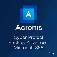 Acronis Cyber Backup Advanced Microsoft 365 Sicherung/Wiederherstellung Jahr(e)